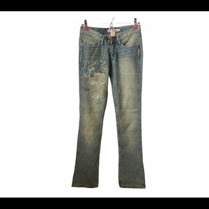 Fancy Collections Embroidered Jeans Size 24